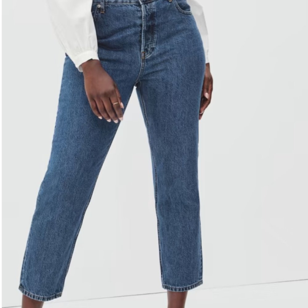 Classic Blue Straight Leg Jeans